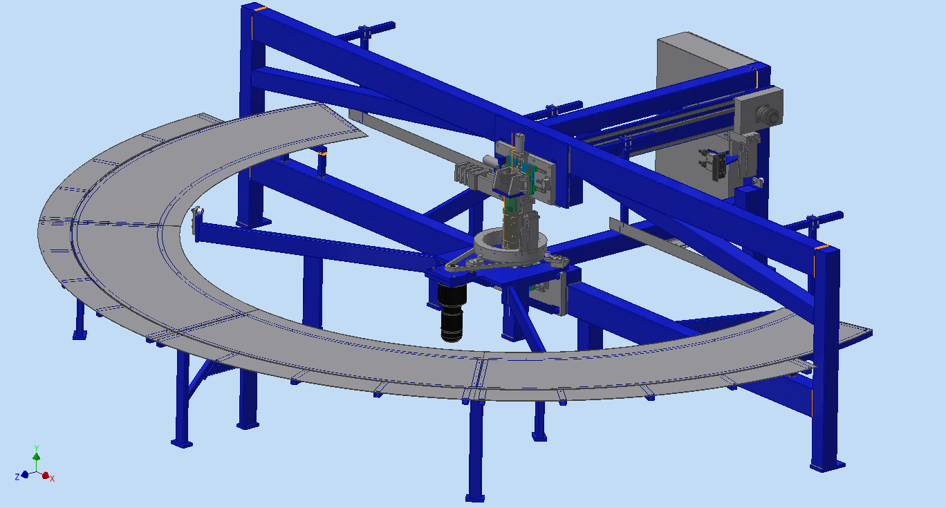 转盘式组装线stp